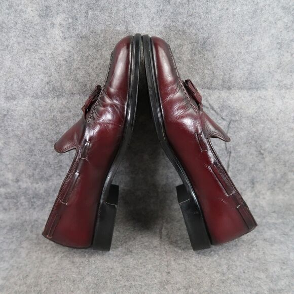 HH Brown Shoes Mens 9 Loafer Tassel Dress Handcrafted Water Mocs Leather Vintage - Picture 10 of 16